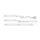 TRACON LBV10NW LED T5 bútorvilágító, sorolható 230 V, 50 Hz, 10 W, 800 lm, 4500 K, 60 cm