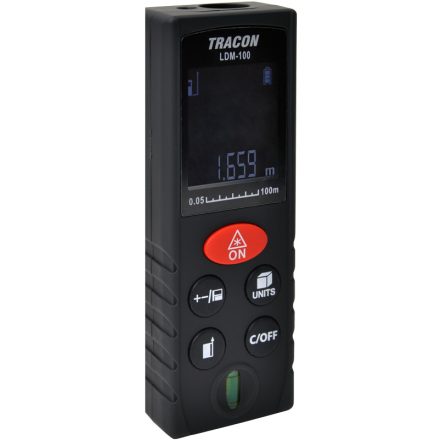 Tracon lézeres távolságmérő, 100m, LDM100