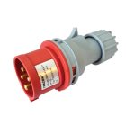 Tracon TICS-014H Ipari csatlakozó dugó, külső tömítőszelencével 16A, 400V, 3P+E, 6h, IP44