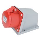 Tracon TICS-115 Felületre szerelhető ipari csatlakozóaljzat 16A, 400V, 3P+N+E, 6h, IP44
