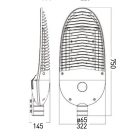 GreenLux gxds195 DAISY BOSTON 60W NW 6600lm LED utcai lámpa